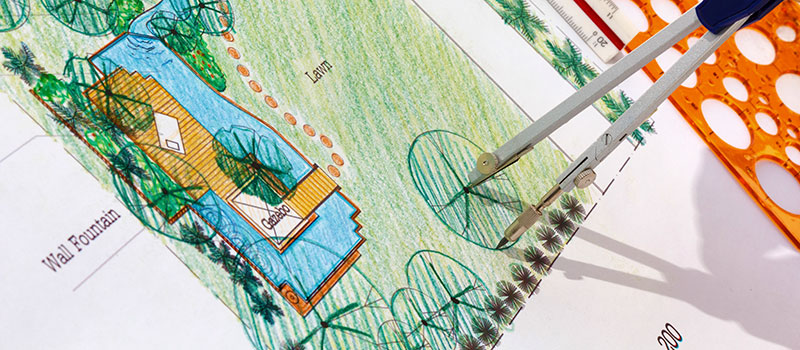 Landscape Garden Sketch